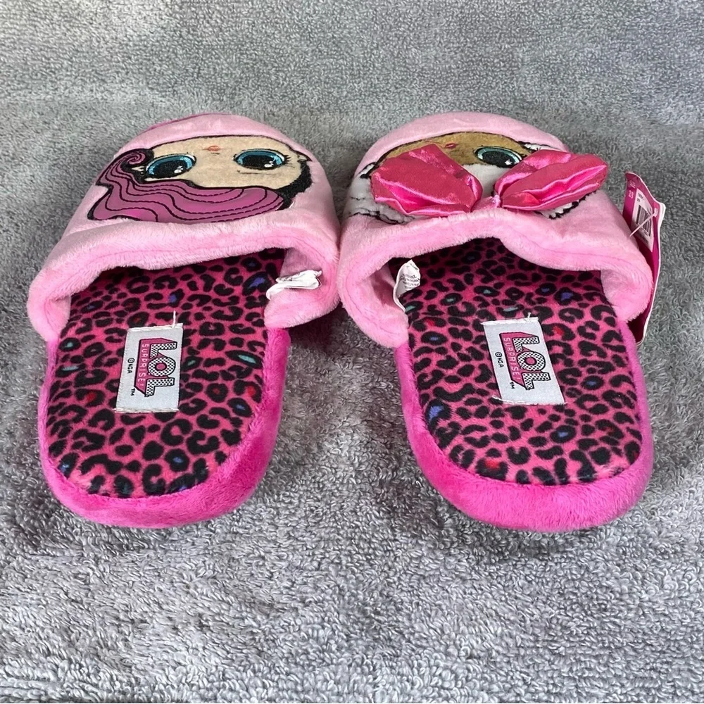LOL Surprise Shoes Slipper Girl Size 2-3 Pink‎ Slip On